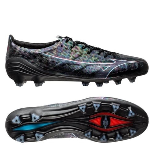 Mizuno Alpha Made in Japan FG Black Pack - Black/Blue/Red