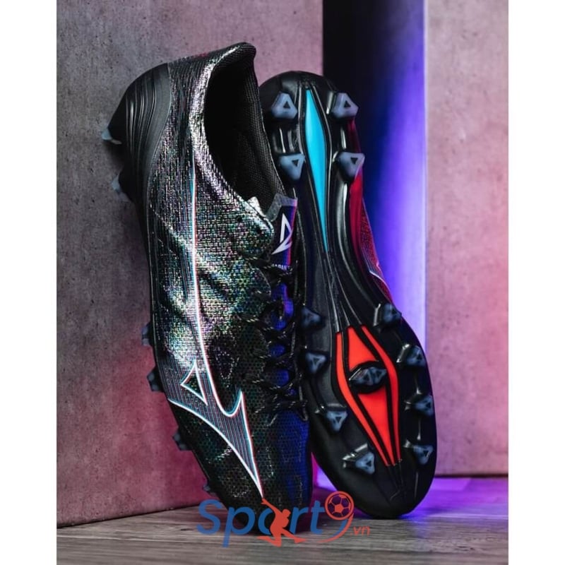 Mizuno Alpha Made in Japan FG Black Pack - Black/Blue/Red