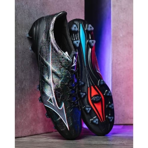 Mizuno Alpha Made in Japan FG Black Pack - Black/Blue/Red