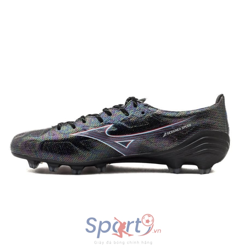 Mizuno Alpha Made in Japan FG Black Pack - Black/Blue/Red