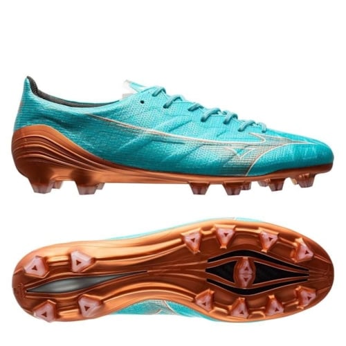 Mizuno Alpha Made in Japan FG Azure Blue - Blue/White/Copper