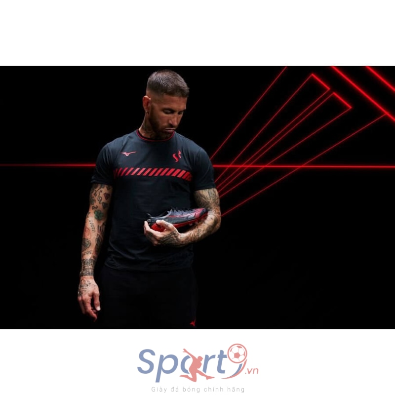 Mizuno Alpha Made in Japan FG Sergio Ramos 4 Vol. II - Black/High Risk Red LIMITED EDITION