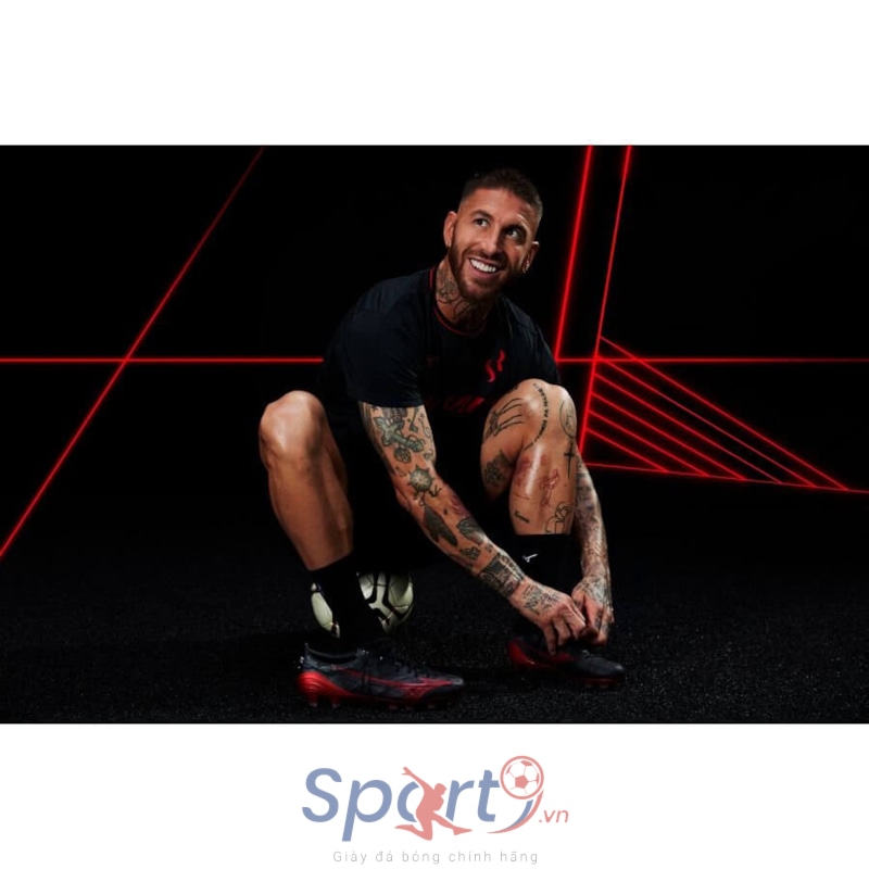 Mizuno Alpha Made in Japan FG Sergio Ramos 4 Vol. II - Black/High Risk Red LIMITED EDITION