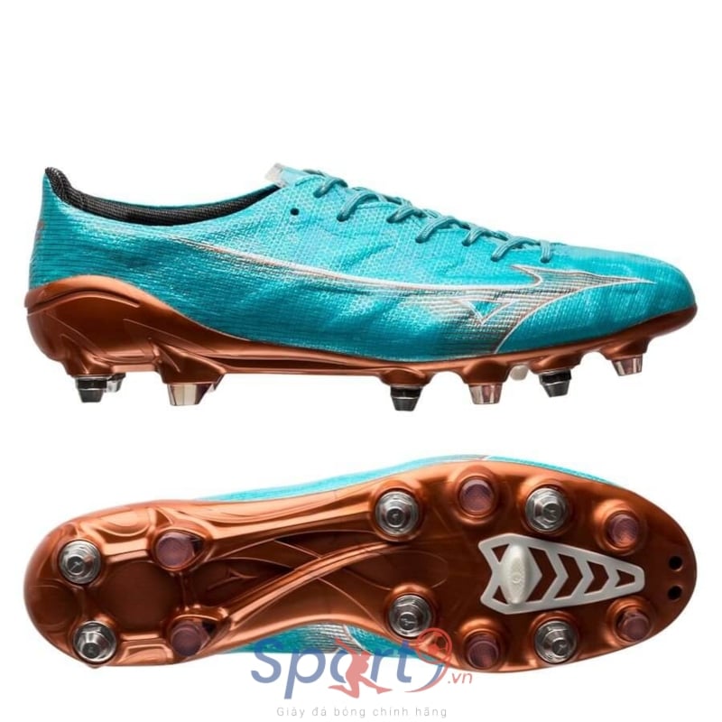 Mizuno Alpha Made in Japan SG Azure Blue - Blue/White/Copper