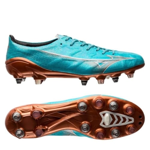 Mizuno Alpha Made in Japan SG Azure Blue - Blue/White/Copper