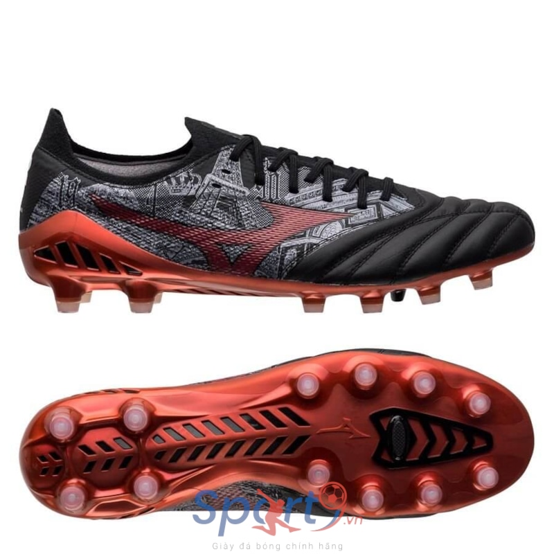 Mizuno Morelia Neo lll Beta Elite FG Sergio Ramos 4 Vol. II - Black/High Risk Red LIMITED EDITION