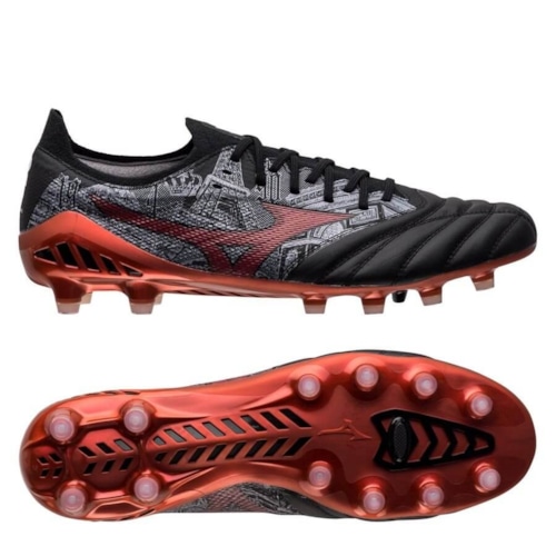 Mizuno Morelia Neo lll Beta Elite FG Sergio Ramos 4 Vol. II - Black/High Risk Red LIMITED EDITION