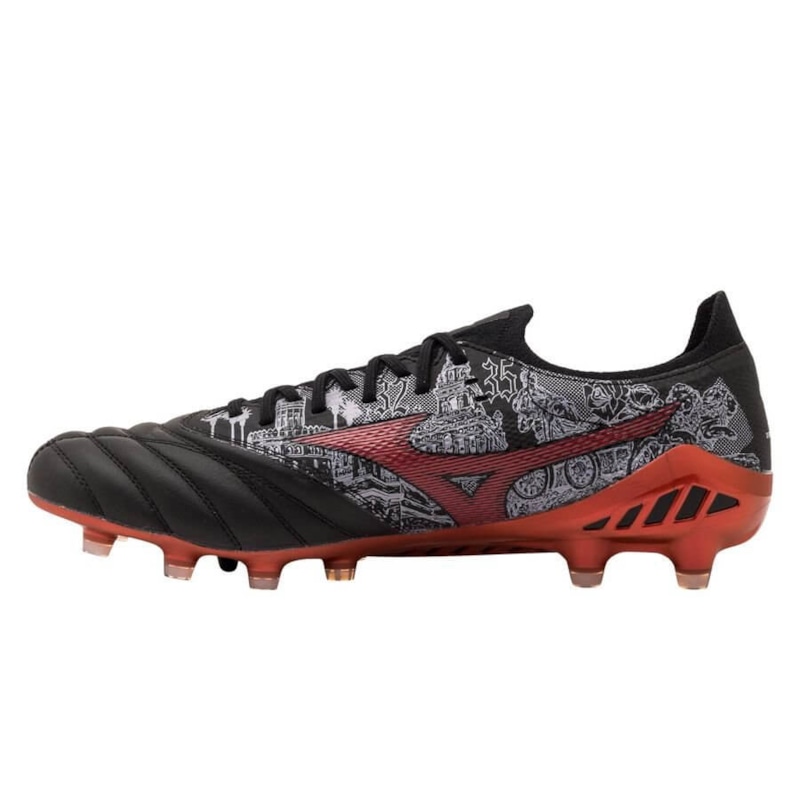 Mizuno Morelia Neo lll Beta Elite FG Sergio Ramos 4 Vol. II - Black/High Risk Red LIMITED EDITION
