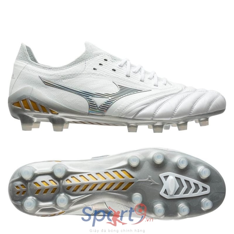 Mizuno Morelia Neo III Beta Made in Japan FG Shining - White/Cool Grey