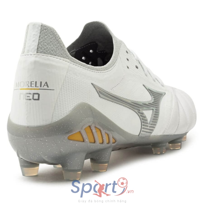 Mizuno Morelia Neo III Beta Made in Japan FG Shining - White/Cool Grey