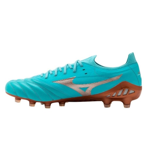 Mizuno Morelia Neo lll Beta Elite FG Azure Blue - Blue/White/Copper