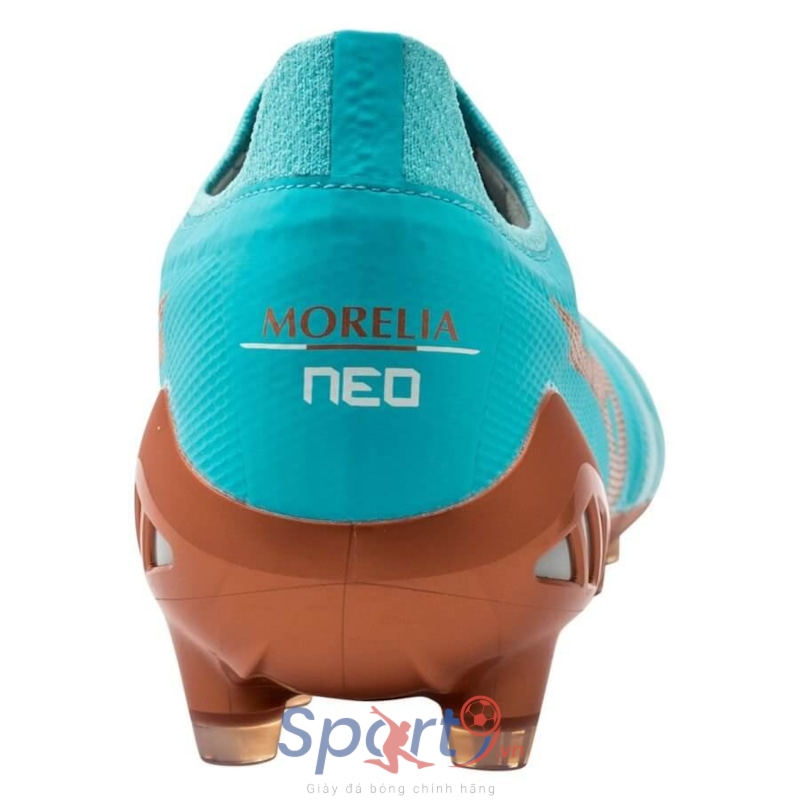 Mizuno Morelia Neo lll Beta Elite FG Azure Blue - Blue/White/Copper