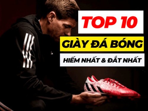 Top 10 đôi giày đá bóng hiếm nhất và đắt nhất thế giới