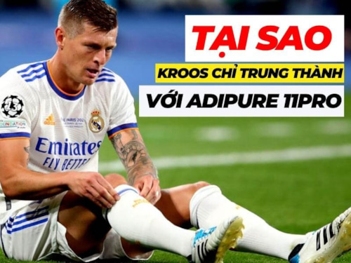 Mẫu giày 3 sọc được Toni Kroos yêu thích nhất | Adipure 11 PRO