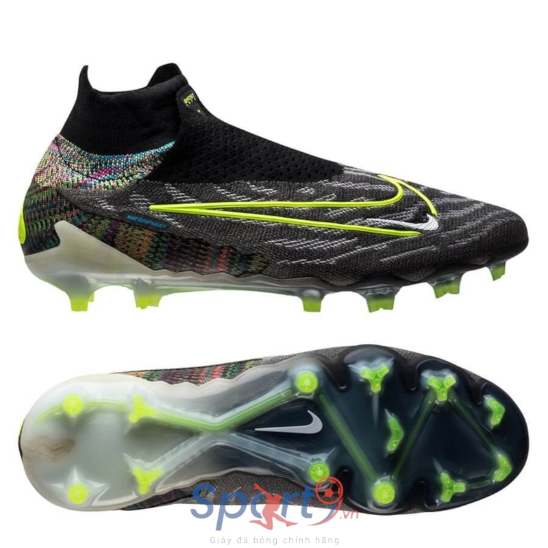 Nike Phantom GX Elite Fusion DF FG Link - Black/Volt/White/Blue Glow