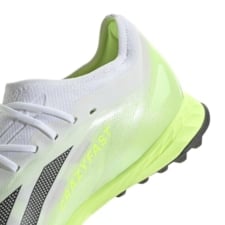 adidas X Crazyfast .1 TF Crazyrush - Footwear White/Core Black/Lucid Lemon