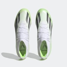 adidas X Crazyfast .1 TF Crazyrush - Footwear White/Core Black/Lucid Lemon	