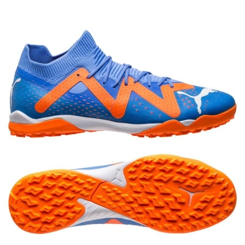 PUMA Future Match TT Supercharge - Blue Glimmer/PUMA White/Ultra Orange