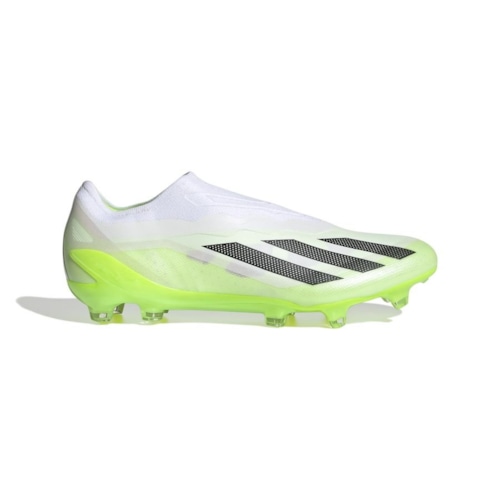 adidas X Crazyfast .1 Laceless FG Crazyrush - Footwear White/Core Black/Lucid Lemon