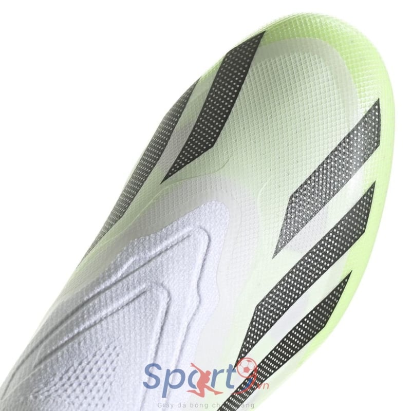 adidas X Crazyfast .1 Laceless FG Crazyrush - Footwear White/Core Black/Lucid Lemon