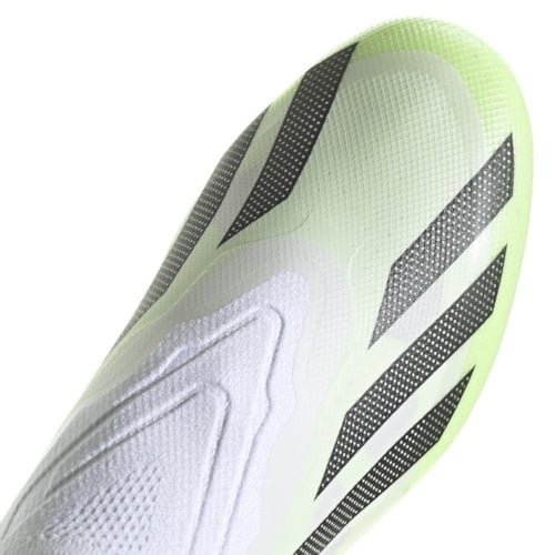 adidas X Crazyfast .1 Laceless FG Crazyrush - Footwear White/Core Black/Lucid Lemon