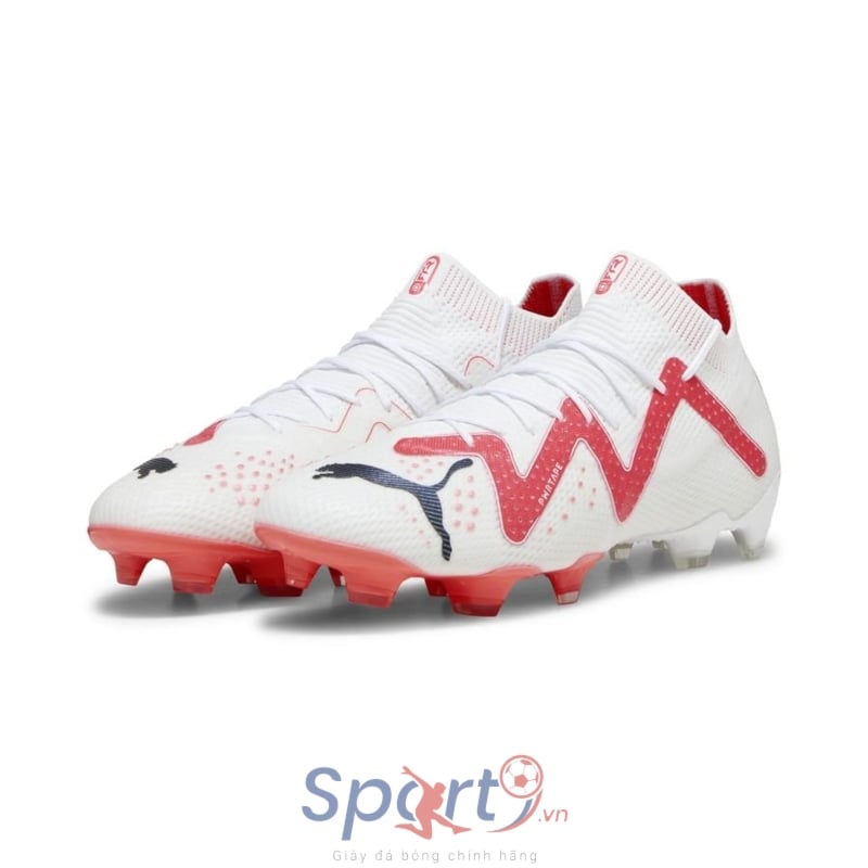 PUMA Future Ultimate FG/AG Breakthrough - PUMA White/PUMA Black/Fire Orchid