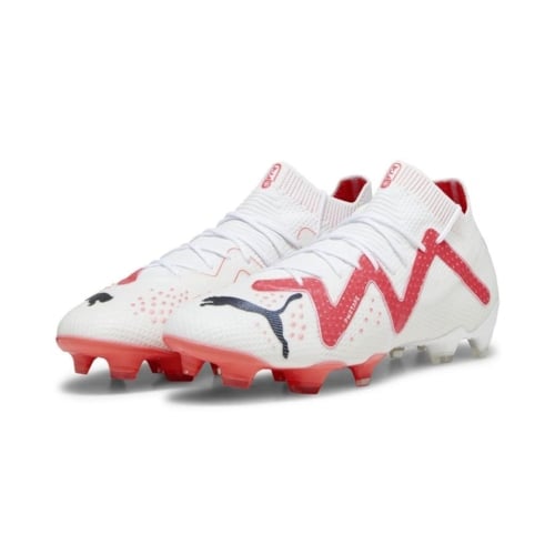 PUMA Future Ultimate FG/AG Breakthrough - PUMA White/PUMA Black/Fire Orchid