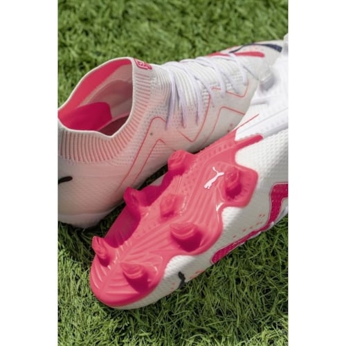 PUMA Future Ultimate FG/AG Breakthrough - PUMA White/PUMA Black/Fire Orchid