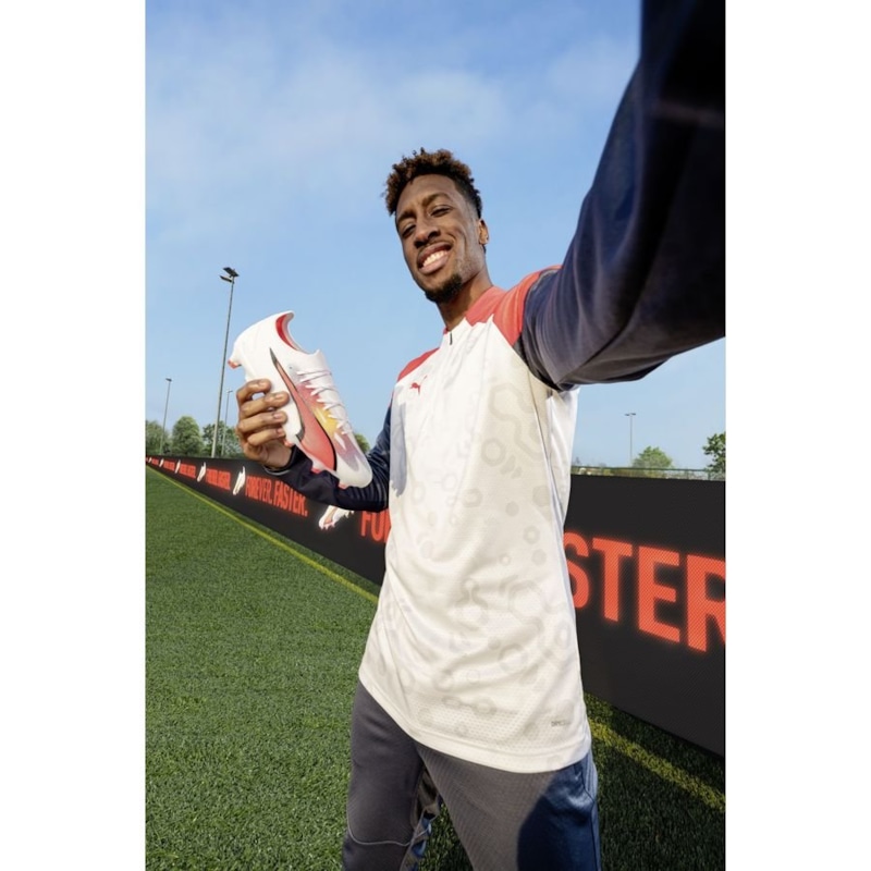 PUMA Ultra Ultimate FG/AG Breakthrough - PUMA White/PUMA Black/Fire Orchid