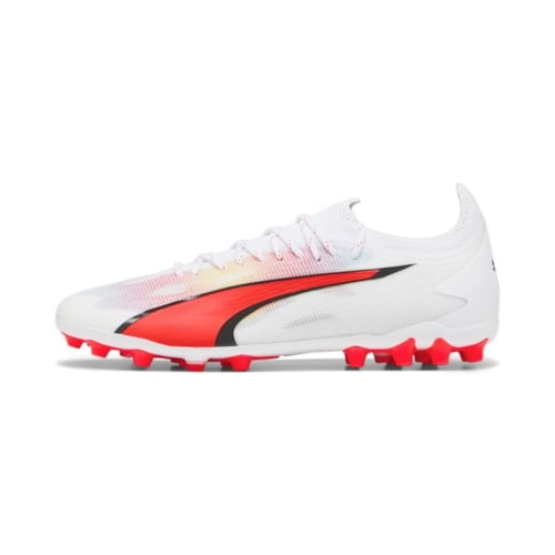 PUMA Ultra Ultimate MG Breakthrough - PUMA White/PUMA Black/Fire Orchid