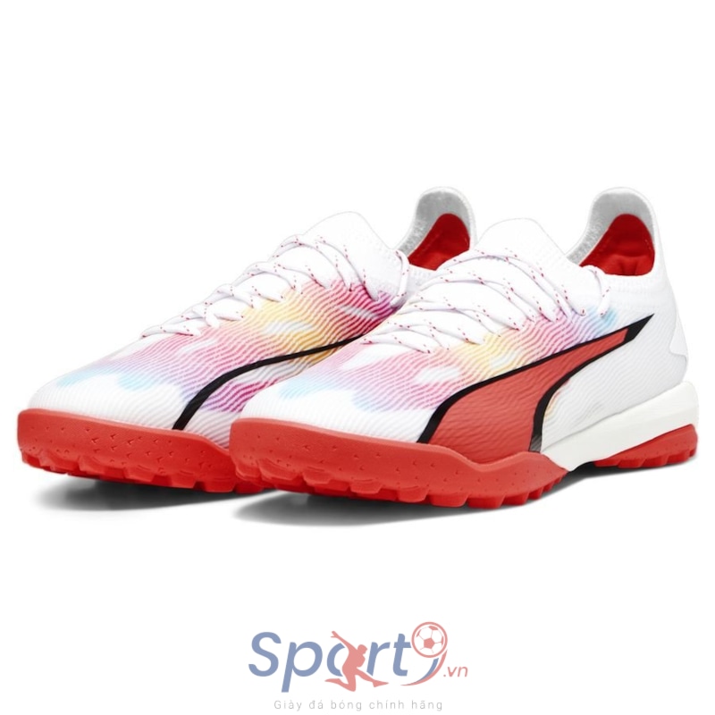 PUMA Ultra Ultimate Cage TT Breakthrough - PUMA White/PUMA Black/Fire Orchid