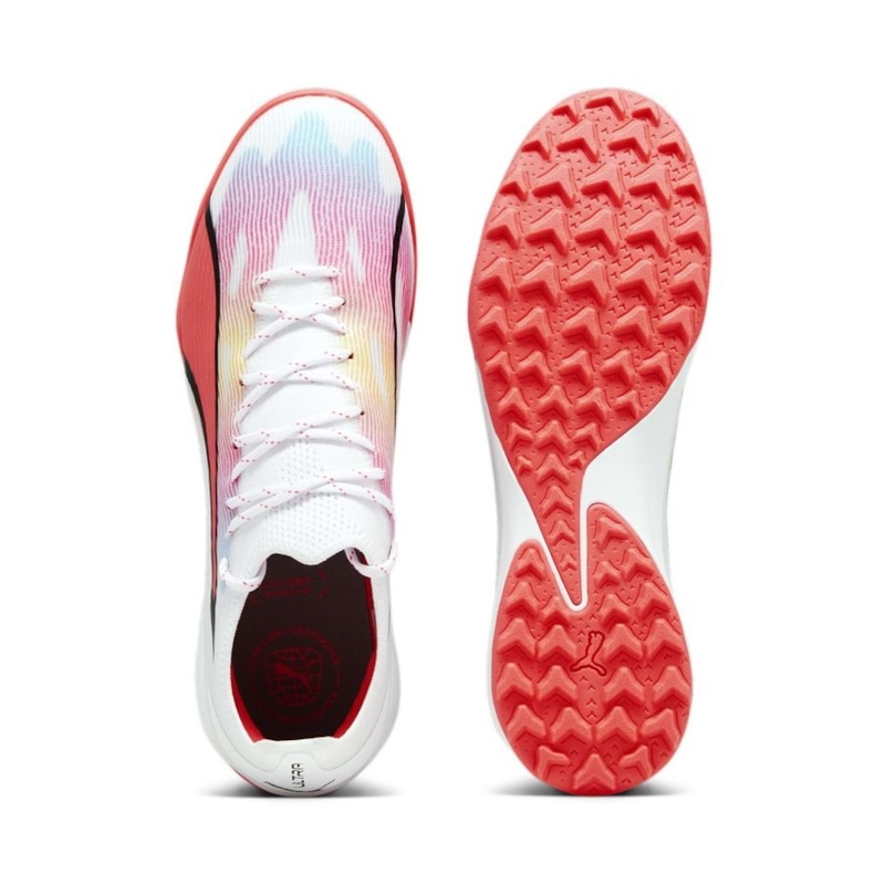 PUMA Ultra Ultimate Cage TT Breakthrough - PUMA White/PUMA Black/Fire Orchid