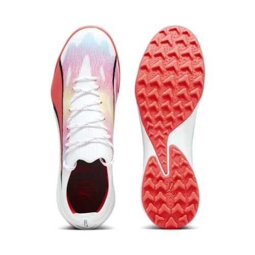 PUMA Ultra Ultimate Cage TT Breakthrough - PUMA White/PUMA Black/Fire Orchid