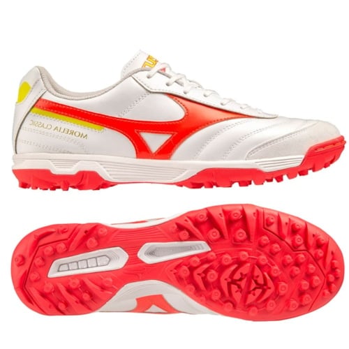 Mizuno Morelia Sala Classic TF - Q1GB230264 - Trắng/Đỏ