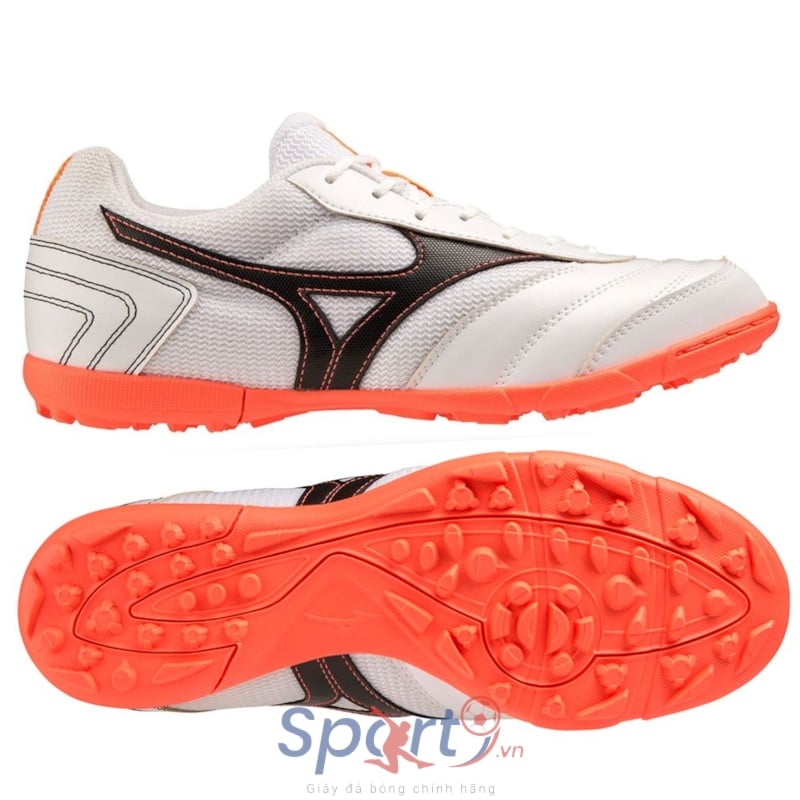 Mizuno Mrl Sala Club - Q1GB230381 - Trắng/Đen/Cam