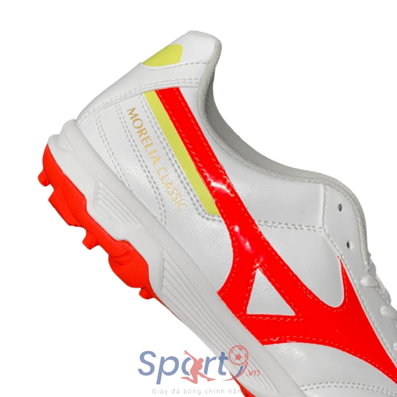 Mizuno Morelia Sala Classic TF - Q1GB230264 - Trắng/Đỏ