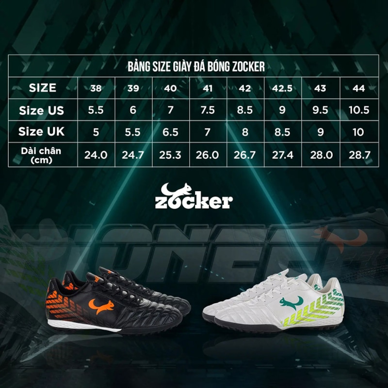 Zocker Pioneer - Màu Đen