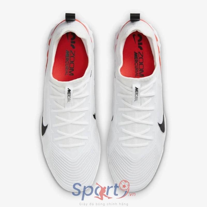 Nike Air Zoom Mercurial Vapor 15 Pro TF - Trắng/Đen/Đỏ - DJ5605-600