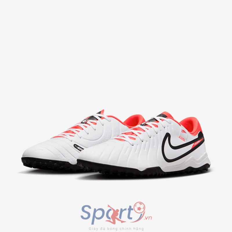 Nike Tiempo Legend 10 Academy - White/Bright Crimson/Black - DV4342-100