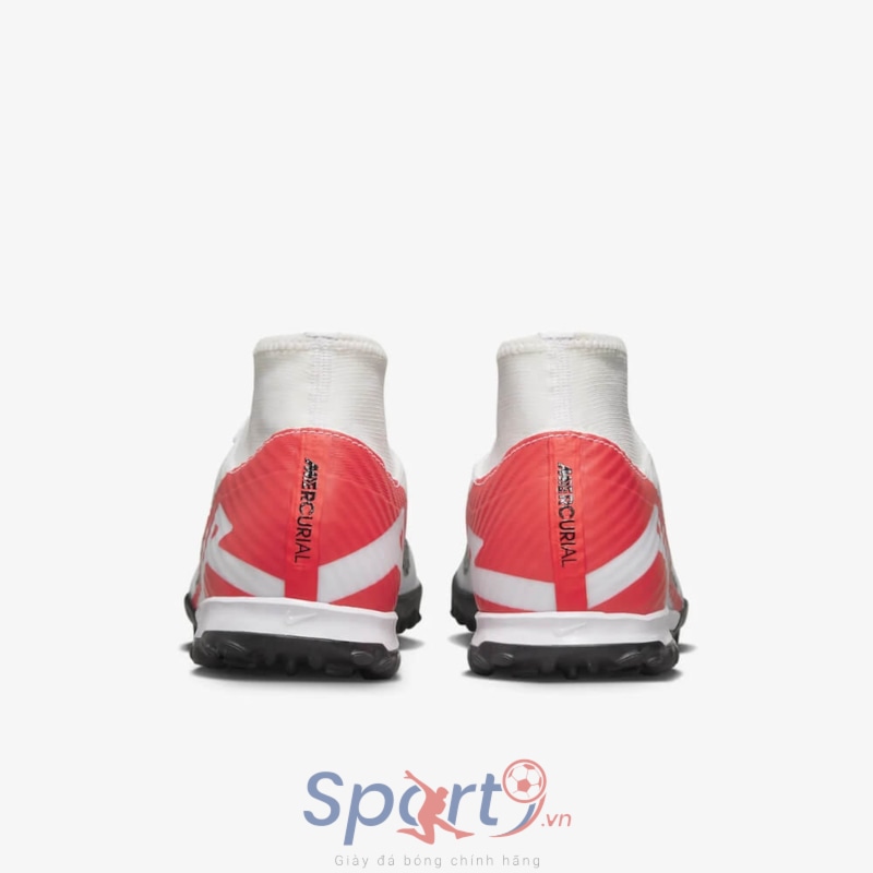 Nike Zoom Mercurial Superfly 9 Academy TF - Trắng/Đen/Đỏ - DJ5629-600