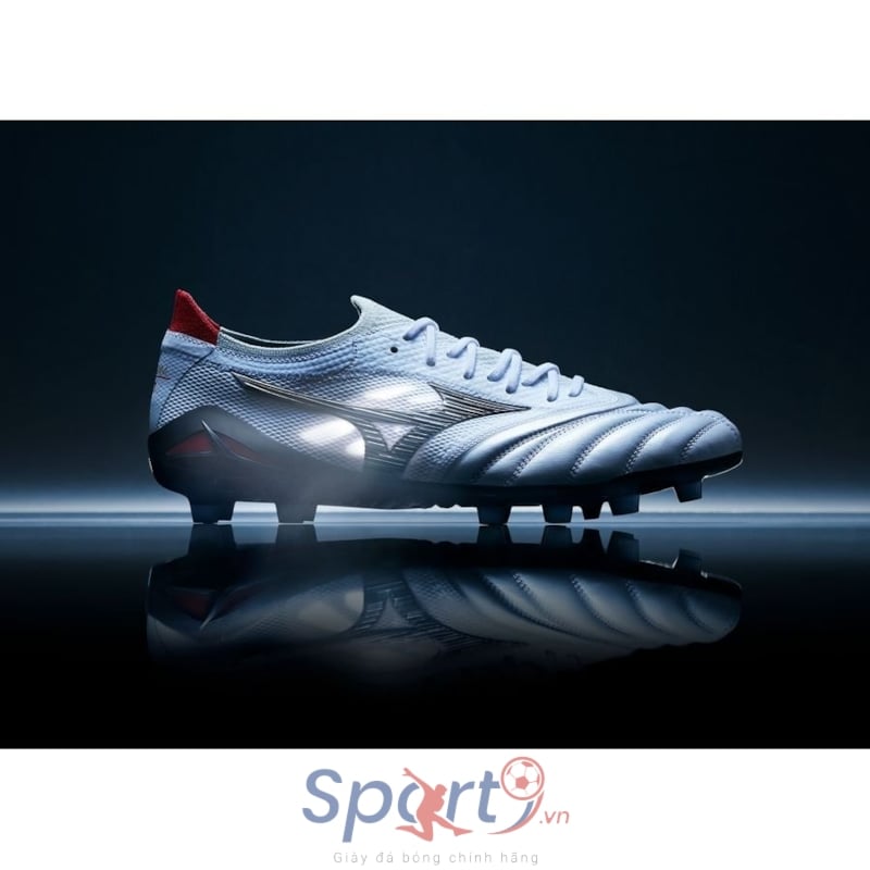 Mizuno Morelia Neo IV Beta Made in Japan FG - White/Black/Chinese Red