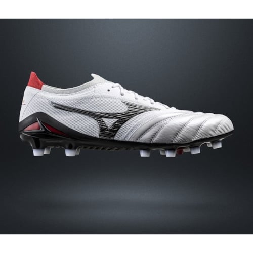 Mizuno Morelia Neo IV Beta Made in Japan FG - White/Black/Chinese Red