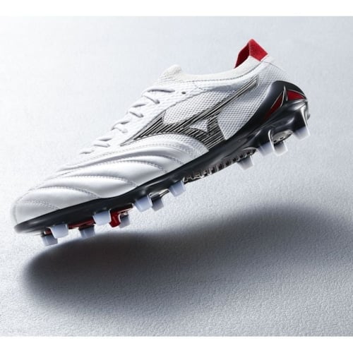 Mizuno Morelia Neo IV Beta Made in Japan FG - White/Black/Chinese Red