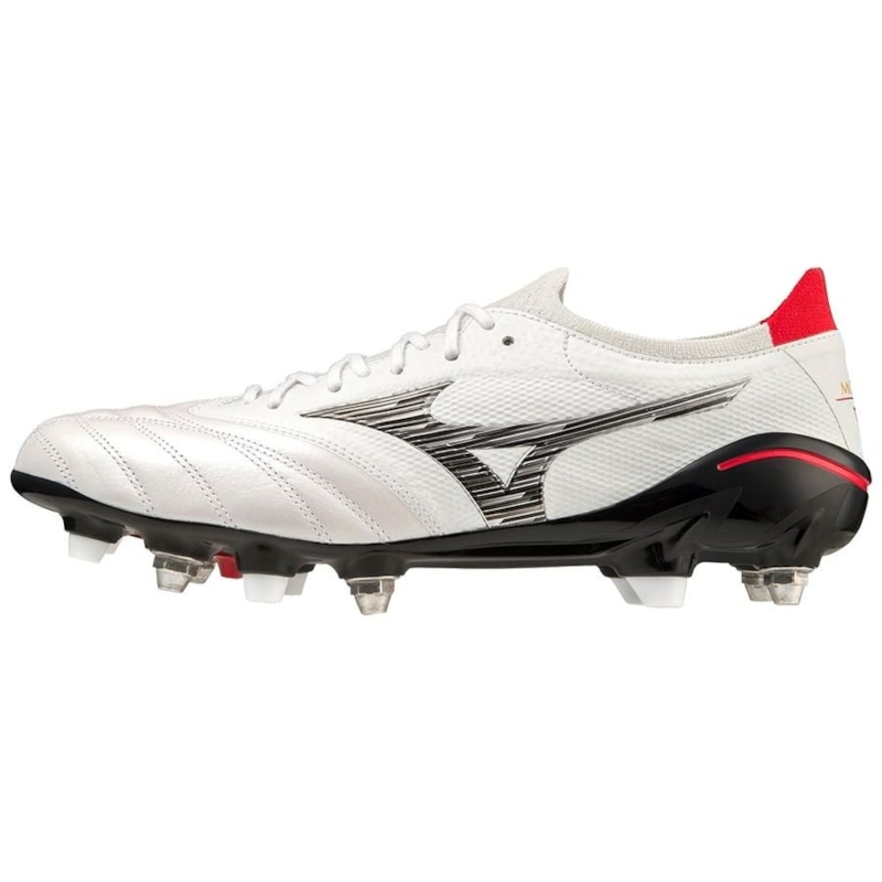 Mizuno Morelia Neo IV Beta Made in Japan SG - White/Black/Chinese Red