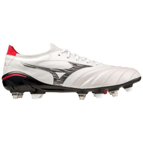 Mizuno Morelia Neo IV Beta Made in Japan SG - White/Black/Chinese Red