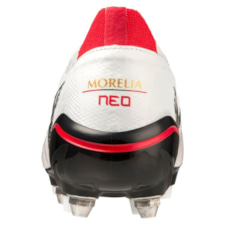Mizuno Morelia Neo IV Beta Made in Japan SG - White/Black/Chinese Red