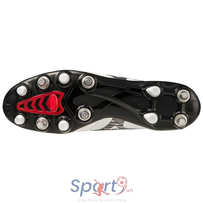 Mizuno Morelia Neo IV Beta Made in Japan SG - White/Black/Chinese Red