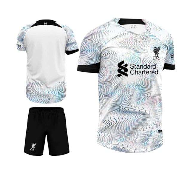 BỘ QUẦN ÁO BÓNG ĐÁ LIVERPOOL MÀU TRẮNG