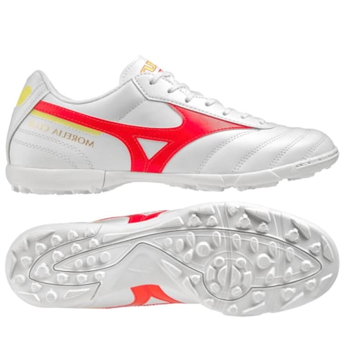 Mizuno Morelia II Club AS TF - Trắng/Đỏ/Vàng - P1GD231664 