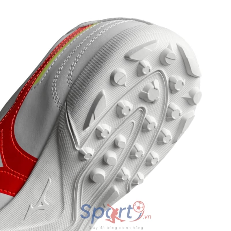 Mizuno Morelia II Club AS TF - Trắng/Đỏ/Vàng - P1GD231664 